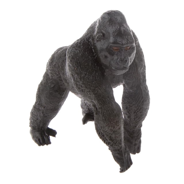 Animal Figures Toy Set - Mini Educational Jungle Toddlers Farm Small Animals -Gorilla