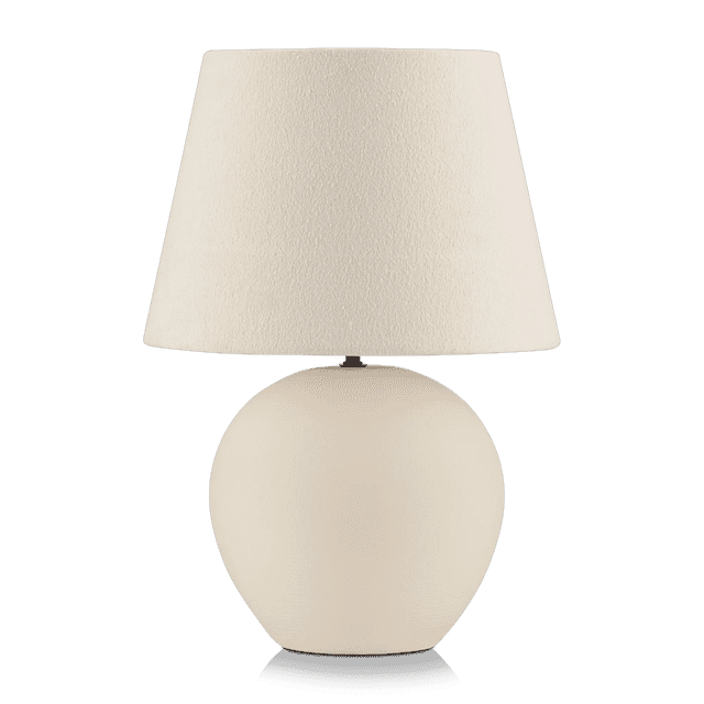 Bouclair Lampe de Table en Céramique Blanche
