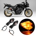 thumbnail image 3 of Turn Signal Lights, Super Brightness Motorcycle Blinker Lamp Sturdy PC  Replacement For CB900F HORENT 2001-2007 For Motorbike, 3 of 8