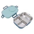 thumbnail image 2 of Thermal Lunch Box, Double Layer Insulated Bento Box 1100ml  For Home For Picnic For Office Blue, 2 of 8