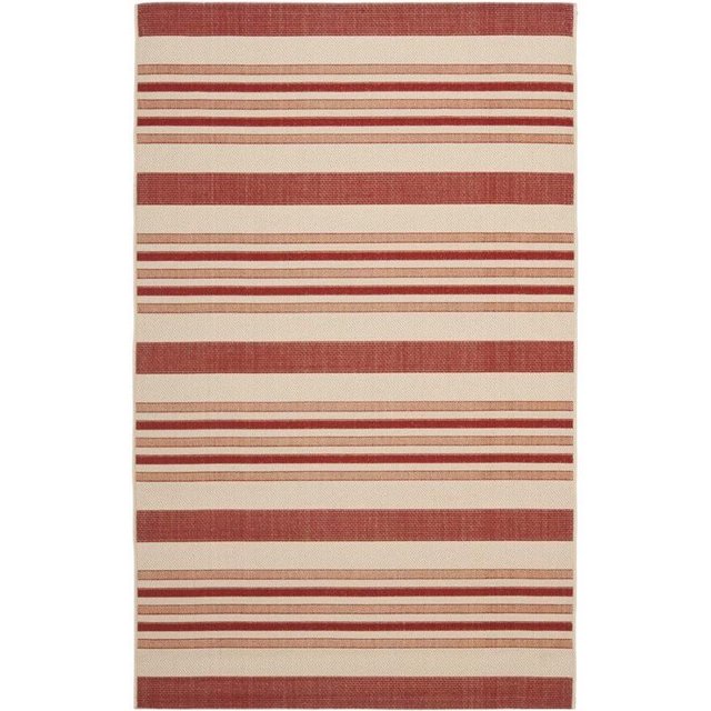Safavieh Courtyard Beige Indoor Outdoor Rug - 2'7" x 5'