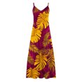 thumbnail image 4 of Ovzne Robes pour Femmes 2025 Robe d'Été Robes pour Femmes Imprimé Sans Manches Col Rond Robe Décontractée Robes Imprimées Liquidation, 4 of 5