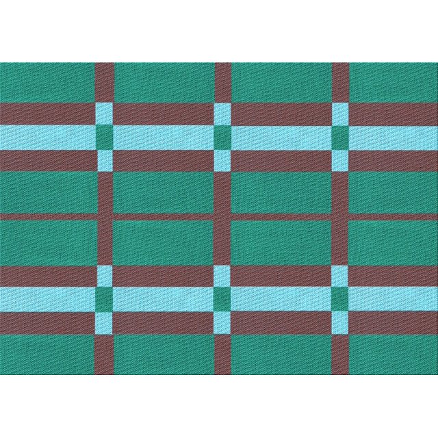 Ahgly Company Machine Washable Indoor Rectangle Transitional Dark Turquoise Green Area Rugs, 7' x 9'