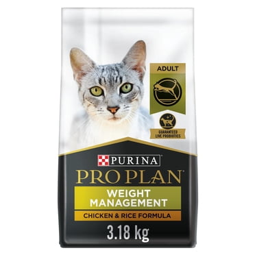 Purina Pro Plan Gestion du Poids Spécialisée, Formule Poulet & Riz, Nourriture Sèche pour Chats 3.2kg