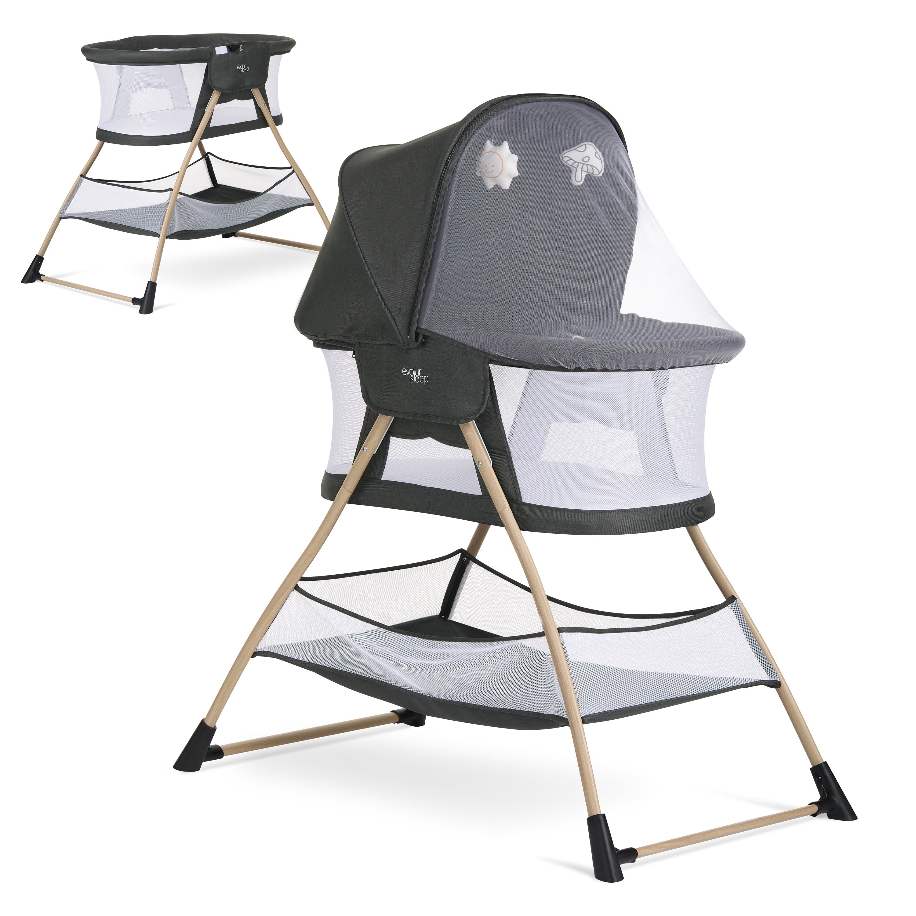Berceau Evolur Cozy Dreamer, noir