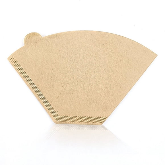 CNKOO Cone Coffee Filters 100 Count 1-4 Cups Unbleached V60 Disposable Coffee Filter Paper Compatible with Conical Shaped Pour Over Coffee Dripper and Drip Coffee Maker