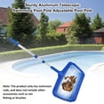 thumbnail image 4 of AMERTEER Swimming Pool Telescopic Handle Rod Pool Cleaner Handle Rod Swimming Pool Cleaning Fishing Net Supplies Portable Telescopic Lifesaving Rod, 4 of 7
