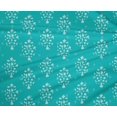 thumbnail image 4 of oneOone Tissu Polyester Lycra à Imprimé Floral en Blocs Tissu de Couture BTY 56 Pouces de Large, 4 of 4