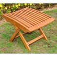 thumbnail image 2 of International Caravan Repose-Pieds Pliant en Bois pour l'Extérieur, 2 of 3