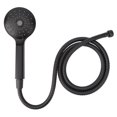 thumbnail image 3 of Shower Set Abs Shower Set Adjustable Shower Sets Bathroom Accessories Houseware Matte Black Handheld Showerhead With Showerhead Holder Bracket Hose Bathroom Tools, 3 of 8