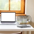 thumbnail image 4 of JilgTeok 1 Packs Wire Magazine Holder for Desk File Organizer, Rustproof Metal Shelf for Office, Home, School Stylish Storage for Newspapers, Folders, Mail, 4 of 5