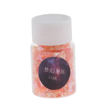 veasfak Glitter Plastic Embellishment Decoration Candy Cakes Boxes 15ML For Christmas Party Birthday red yellow
