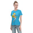 thumbnail image 4 of T-Shirt Basique à Manches Courtes pour Femmes Sailor Moon Aino Minako, 4 of 6