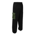 thumbnail image 4 of Men's Cargo Work Pants Straight Fit Casual Adjustable Hem Daily Wear Comfortable Loose Fit Jogger Trousers with Drawstring, 4 of 5