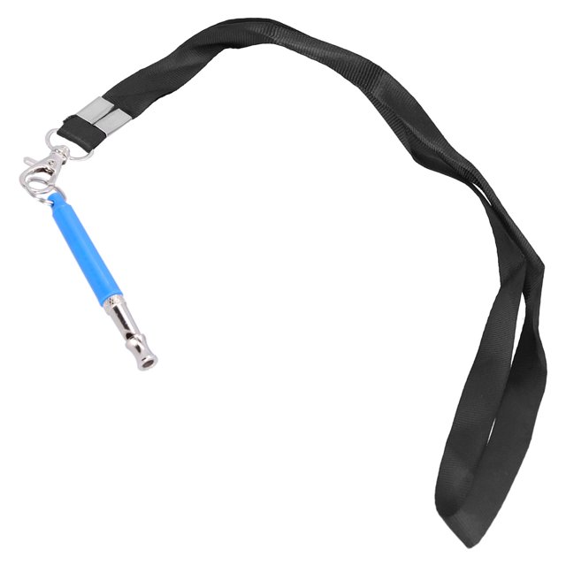 Dog Training Kit, Sound Dog Whistle Adjustable Frequency For Hanging It On Neck For Wrist Blue With Lanyard