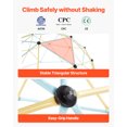 thumbnail image 4 of VEVOR Climbing Dome 10FT Geometric Dome Climber 1000LBS Loading Kids Jungle Gym, 4 of 9