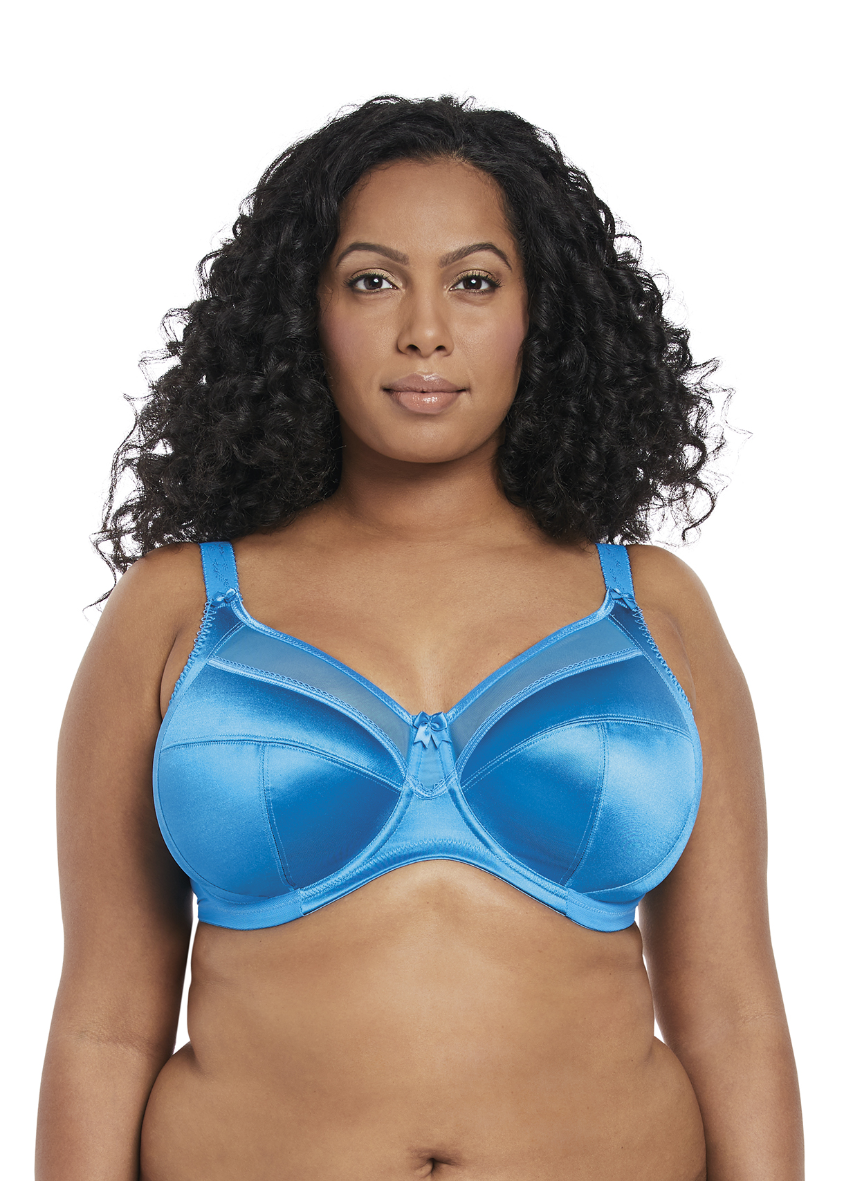 Goddess Womens Keira Plus-size Banded Underwire Bra, 40L, Azure