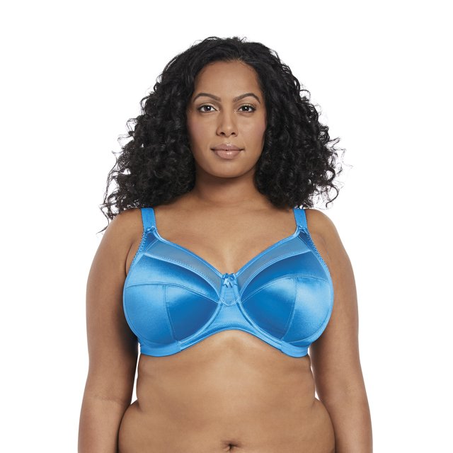 Goddess Womens Keira Plus-size Banded Underwire Bra, 40L, Azure