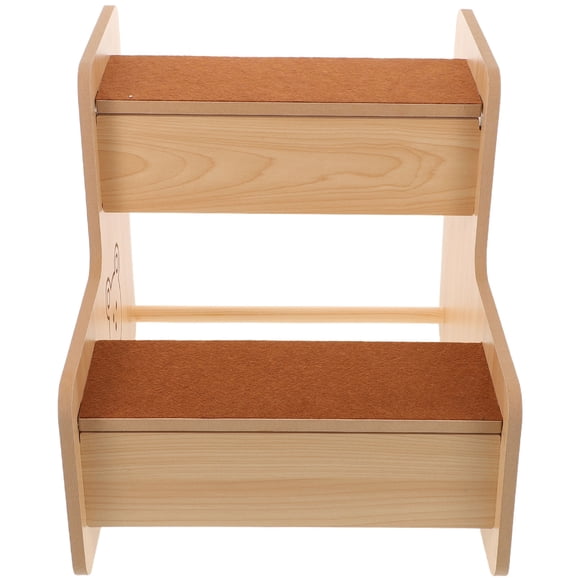 Raindrops Indoor Pet Stairs for Small Dogs Nonslip Ramp Ladder for Bed and Couch Access