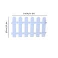 thumbnail image 3 of Garden Fence PVC White Small Decorative Border for Flower Beds, Lawn Edging, Easy Assembly for Yard and Home, 3 of 6
