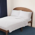 thumbnail image 3 of Mainstays Kids 220TC Cotton Grid Gray Queen, 4 Piece Sheet Set, 3 of 8