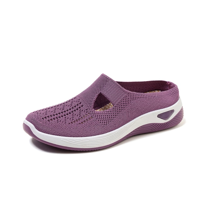 Willtoo Orthopedic Dress Shoes for Women Arch Support Work Shoes Breathable Slip on Non Slip Work Shoes Mesh Stretch Comfortable 2026 New Orthopedic Shoes