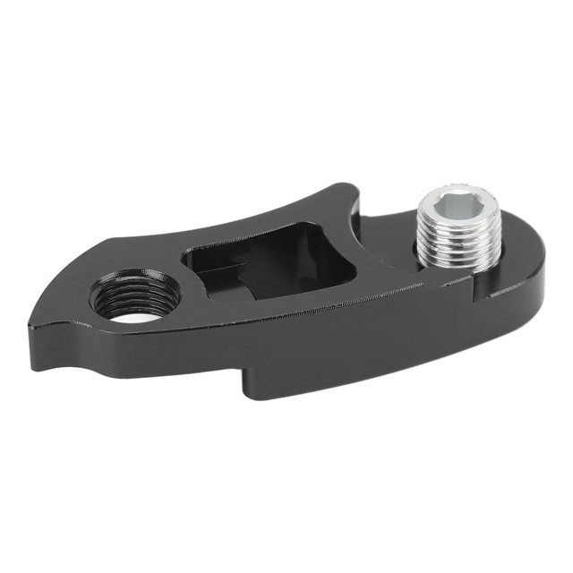 Bicycle Rear Derailleur Hanger Extension Aluminum Alloy Bicycle Tail Hook Extension Extender Bike Frame Gear Tail Hook Extender Black