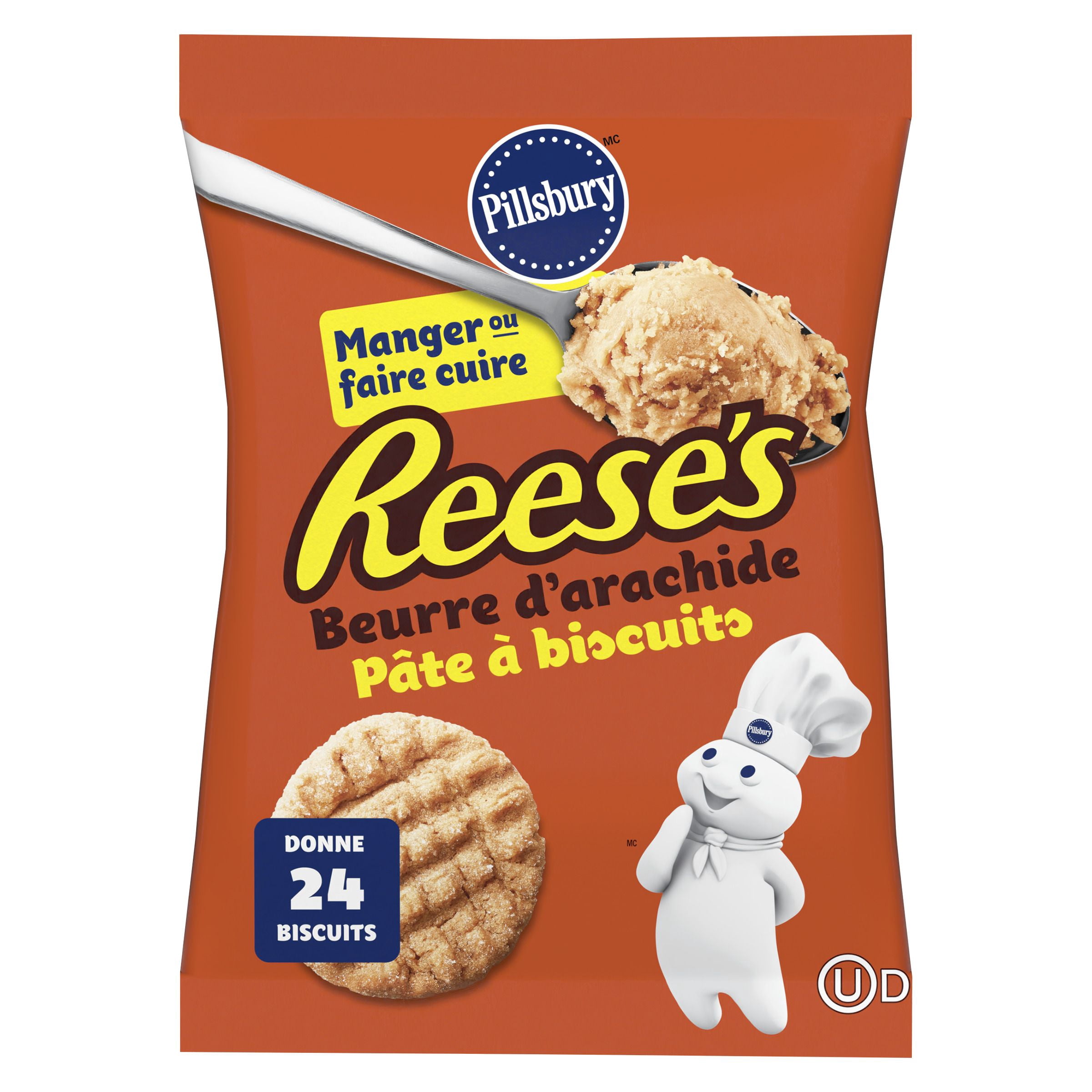 Pillsbury Prêts à cuireMC Reese's Beurre d'arachide Pâte à biscuits