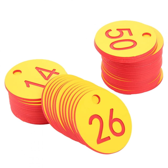 Étiquette Numérotée de Ferme Durable en Matériau Abs de Haute Qualité, Longue Durée de Vie, Étiquette Numérotée, pour Apiculture, Élevage d'Animaux, Bétail, Ferme Rouge, Bleu