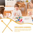thumbnail image 3 of SNNROO 2pcs Mallets Percussion Sticks Drumsticks Performance Plastic Percussion Carillon Sticks, 3 of 6