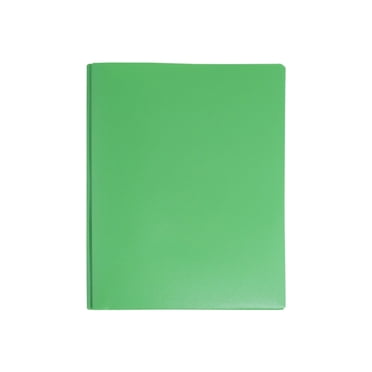LQXZWJY 1 Paquet Chemises à 3 Attaches Métalliques avec Deux Pochettes, Pochette à 2 Pochettes avec Fente pour Carte d'Affaires, Format Lettre, Robuste, Vert, pour Usage de Bureau