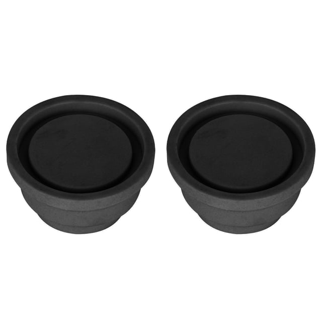 2Pcs Ladder Rubber Stopper Bumper Replacement Guard for Swimming Pool Ladders, Swimming Pool Supplies , Black