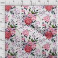 thumbnail image 3 of oneOone Velvet White Fabric Asian Chinese Sewing Craft Projects Fabric Prints By Yard 58 Inch Wide, 3 of 4