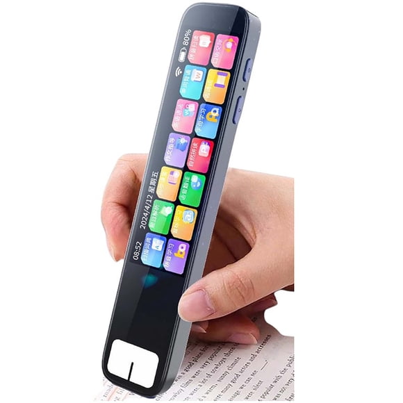 Language Learning Portable Scanner, Rechargeable Battery, High-Precision OCR for Text Translation