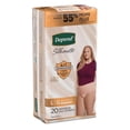 thumbnail image 3 of Depend Silhouette Adult Incontinence Underwear for Women, Maximum Absorbency, Large, Pink, 20 Count, 3 of 6