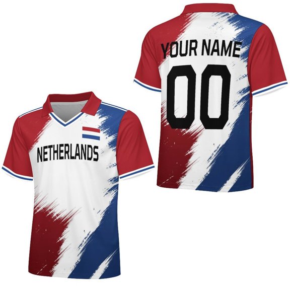 Chandail de Soccer des Pays-Bas Personnalisé 2026 Chandail avec Nom et Numéro Personnalisés pour Hommes Femmes Enfants Style National Country Chandail de Fan de Soccer