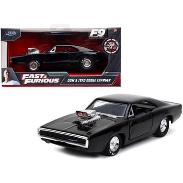Jada 32215 1-32 Voiture Modèle Moulée sous Pression pour Doms 1970 Dodge Charger 500 Noir Fast & Furious 9 F9 2021 Film