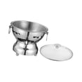 thumbnail image 2 of GROWTH TANK Small Hot Pot Cooking Pot Buffet Hot Small Hotpot for Camping Party Home Use, 2 of 9