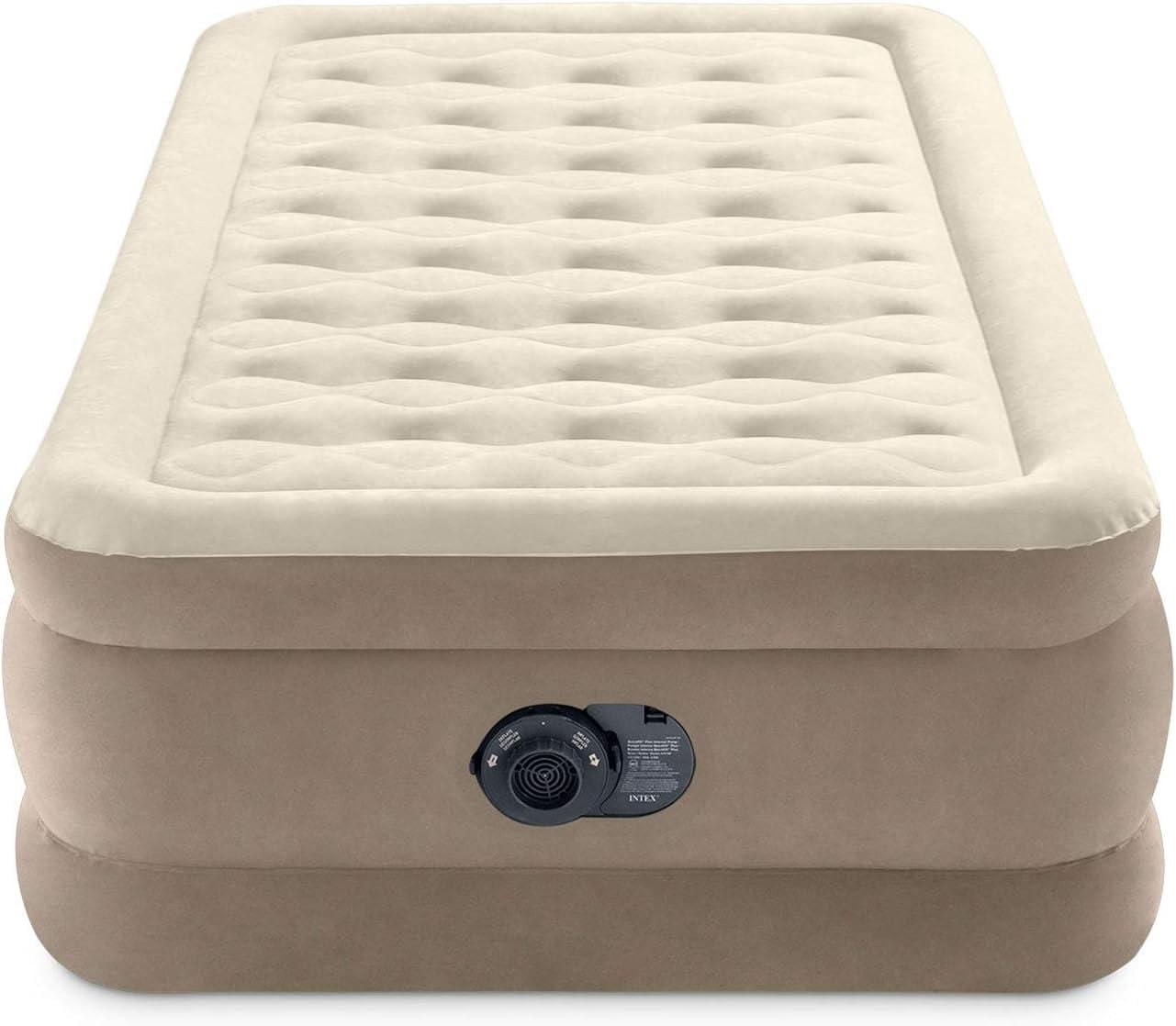 Matelas pneumatique double ultra moelleux Dura-Beam® Deluxe avec pompe électrique intégrée