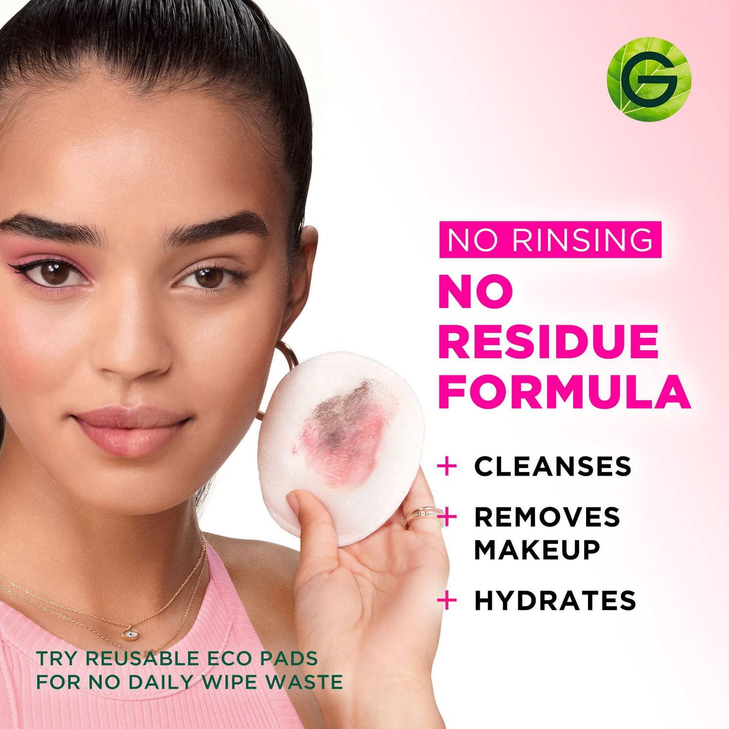 Garnier Micellar Water, Face Cleanser & Makeup Remover, with Rose Water and Glycerin
