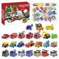 thumbnail image 2 of Dvkptbk Advent Calendar Christmas Countdown Gift Box 24 Day Construction Vehicle Excavator Christmas Countdown Advent Calendar Children's Toy Car Surprise Calendar Gift Box Set Car Model, 2 of 7