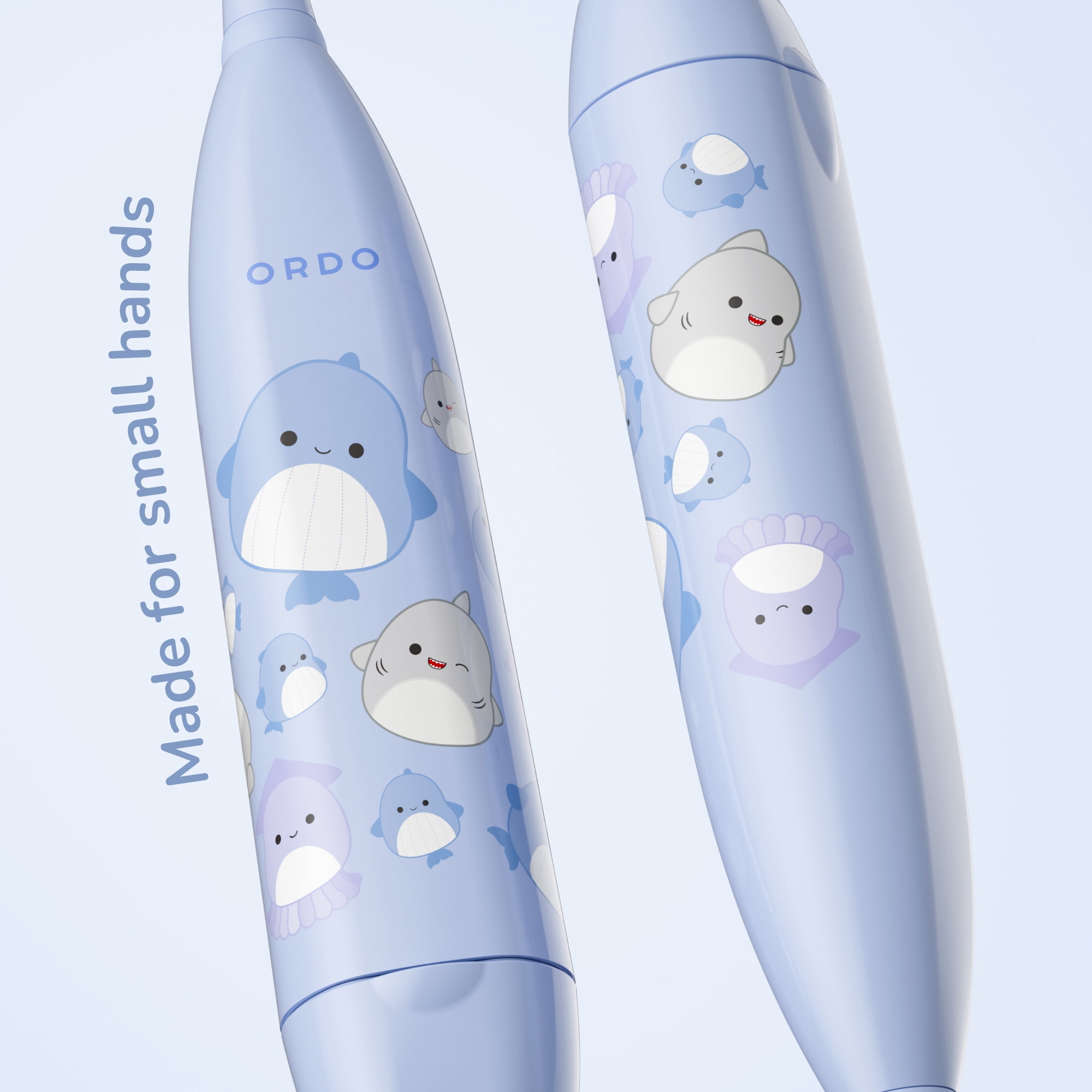 Ordo Sonic Kids Battery Toothbrush - Squishmallows Samir - Blue