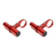thumbnail image 4 of QualitChoice Rallonge de Guidon de Vélo Détachable Réutilisable Extension en Alliage d'Aluminium Support de Fixation pour Bell Rouge 2Ensemble, 4 of 6