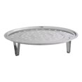 thumbnail image 2 of MYG Stainless Steel Steamer Tray Rack with 3 Detachable Stands, Round Steam Cooking Plate for Pots and Pans, 18-30cm Diameter, Silver, Multipurpose Kitchen Utensil for Steaming and Roasting, 2 of 10