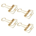 thumbnail image 2 of Paper Clamps, Binder Clips Hollow 50Pcs Gift  For Documents Gold,Purple Bronze,Bronze, 2 of 8