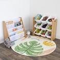 thumbnail image 5 of Humble Crew, Natural/White Kids Book Rack Storage Bookshelf with Deep Sleeves, Universal, 5 of 5