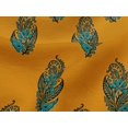 thumbnail image 4 of oneOone Viscose Jersey Fabric Leaves & Floral Block Print Fabric By Yard 60 Inch Wide, 4 of 5