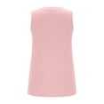 thumbnail image 4 of Posijego Débardeurs Grande Taille pour Femmes Blouse Habillée Col en V Sans Manches Plissée Décontractée pour le Travail, 4 of 7