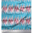 thumbnail image 1 of Soimoi Rayon Fabric Zig Zag Abstract Decor Fabric Printed Yard 56 Inch Wide, 1 of 3