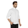 thumbnail image 3 of Bestman Formal Front Button Placket Solid Shirts For Mens Long Sleeve Regular Fit Shirt, 3 of 6